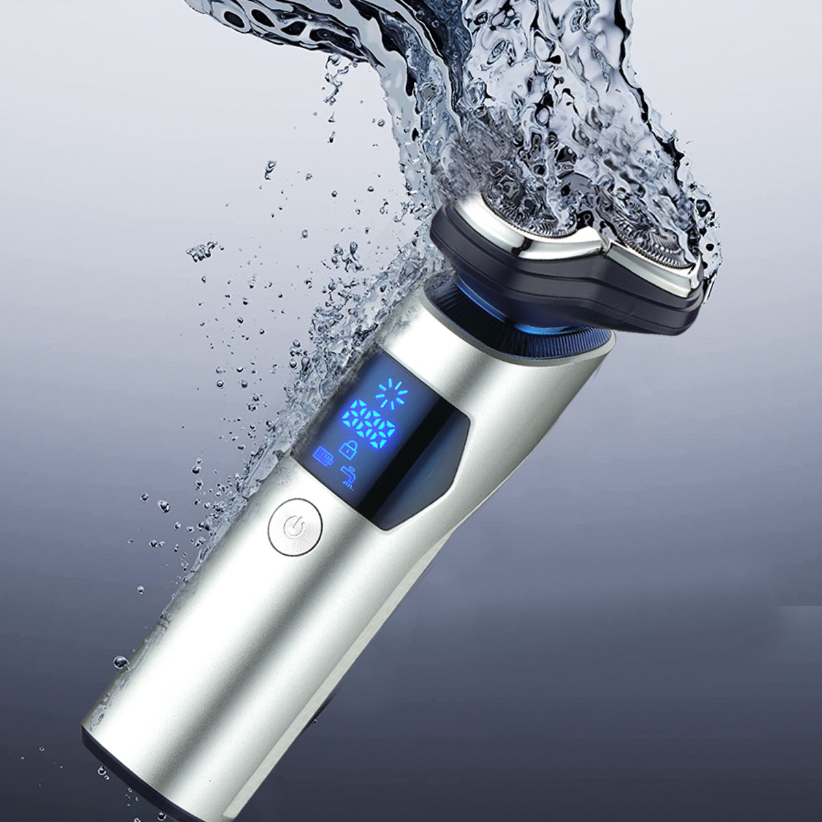 Triple-Head Electric Rotary Shaver