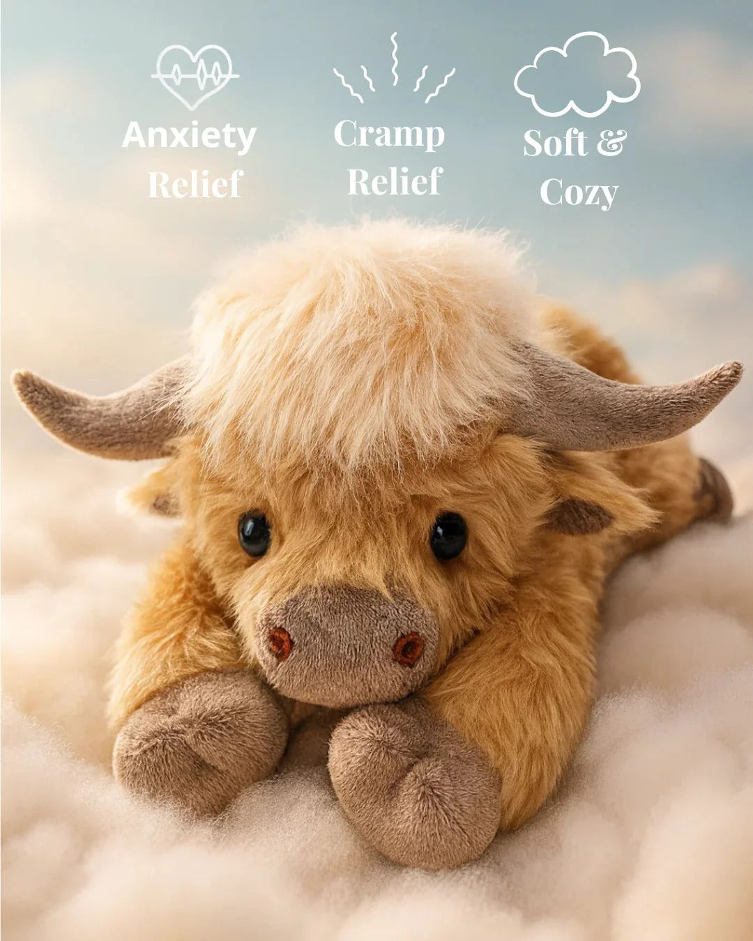 š„Hot Sale 70% Offš„Cute Cartoon Highland Cow Stuffed Toy