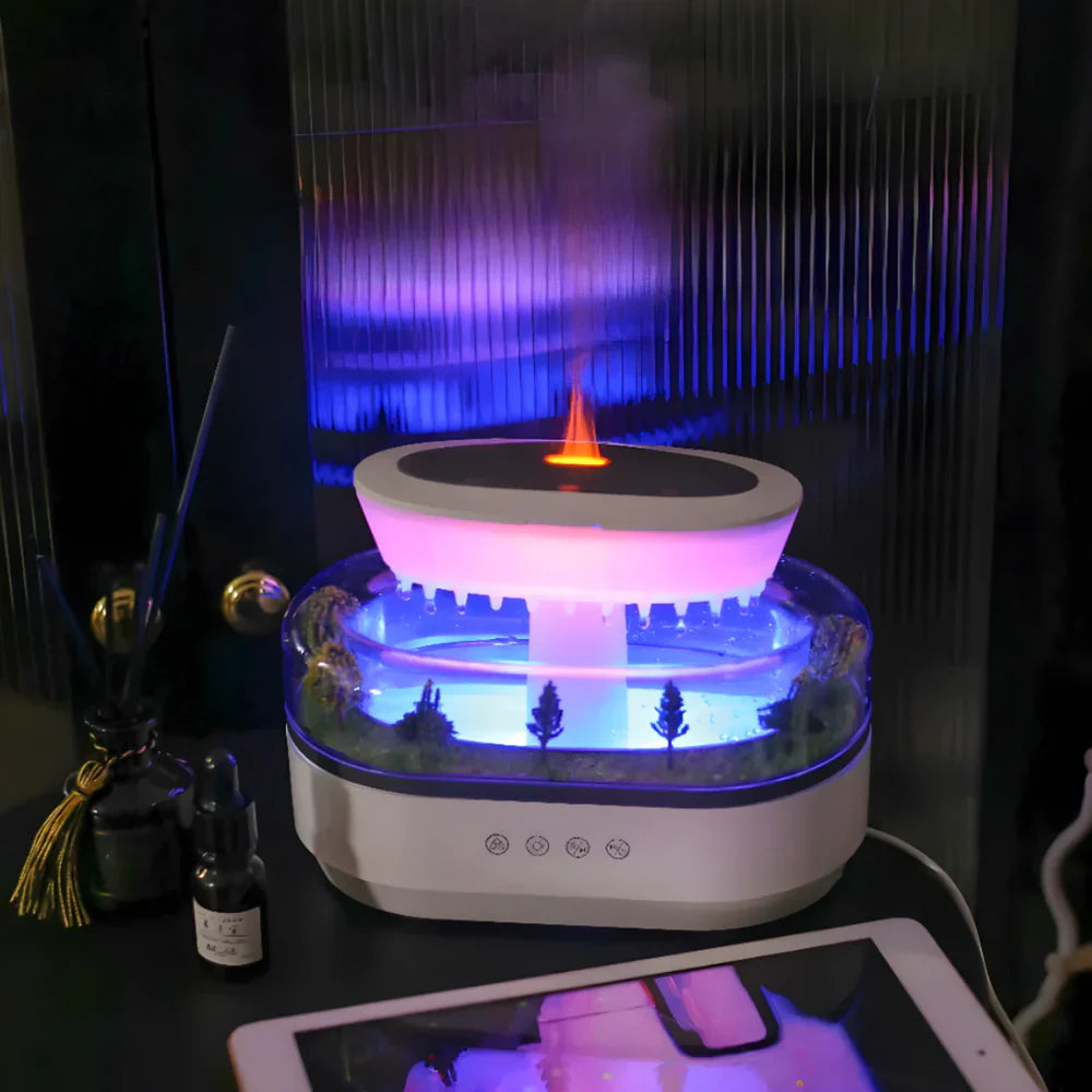 Raindrop LED Plant Landscape Humidifier & Diffuser