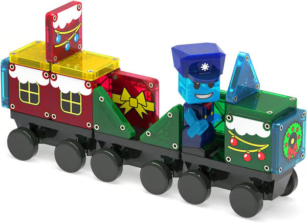 Advent Calendar 34-Piece Magnetic Construction Set, The Original Magnetic Building Brand-Buy 1