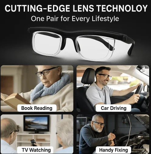 【ADJUSTABLE FOCUS GLASSES】See Every Moment Clearly With Alisanda!