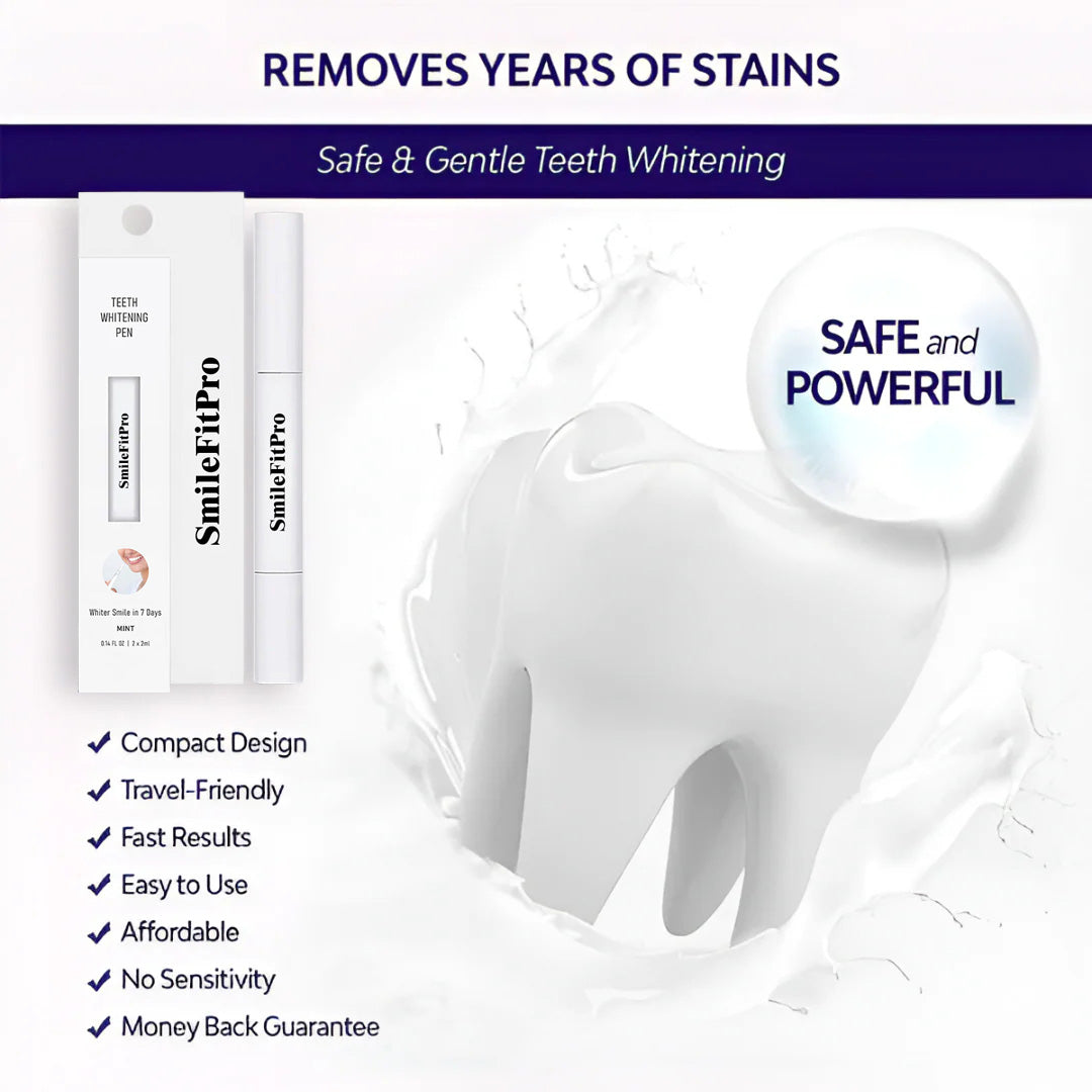 🔥Black Friday 90% OFF🔥SmileFitPro™ Teeth Whitening Pen