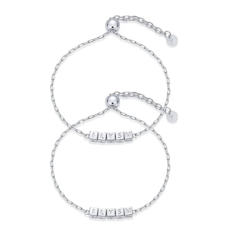 🔥Last Day 70% OFF🔥Heart Duo Charm Solitaire Bracelet