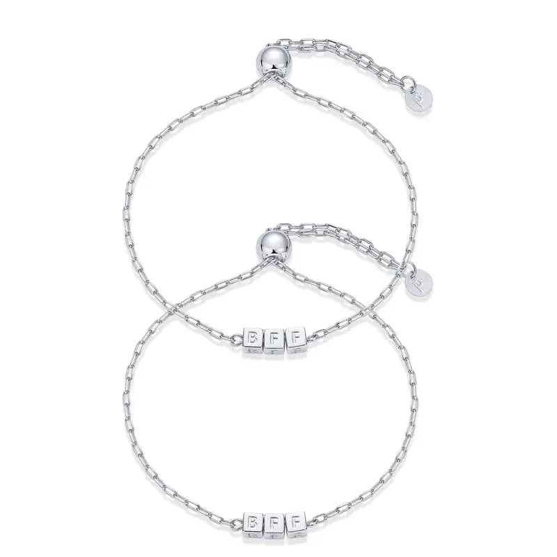 🔥Last Day 70% OFF🔥Heart Duo Charm Solitaire Bracelet