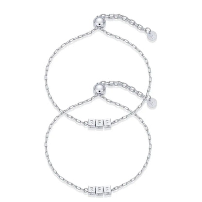 🔥Last Day 70% OFF🔥Heart Duo Charm Solitaire Bracelet