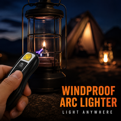 🔥 70% OFF | 2025 Rechargeable Electric Arc Lighter with LED Flashlight