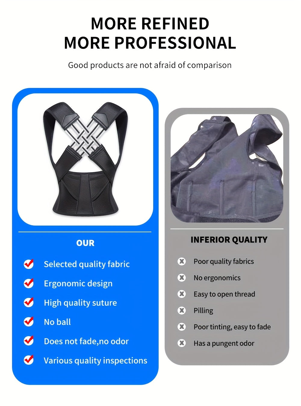 👨‍⚕️ Adjustable Back and Shoulder Posture Corrector (Unisex)