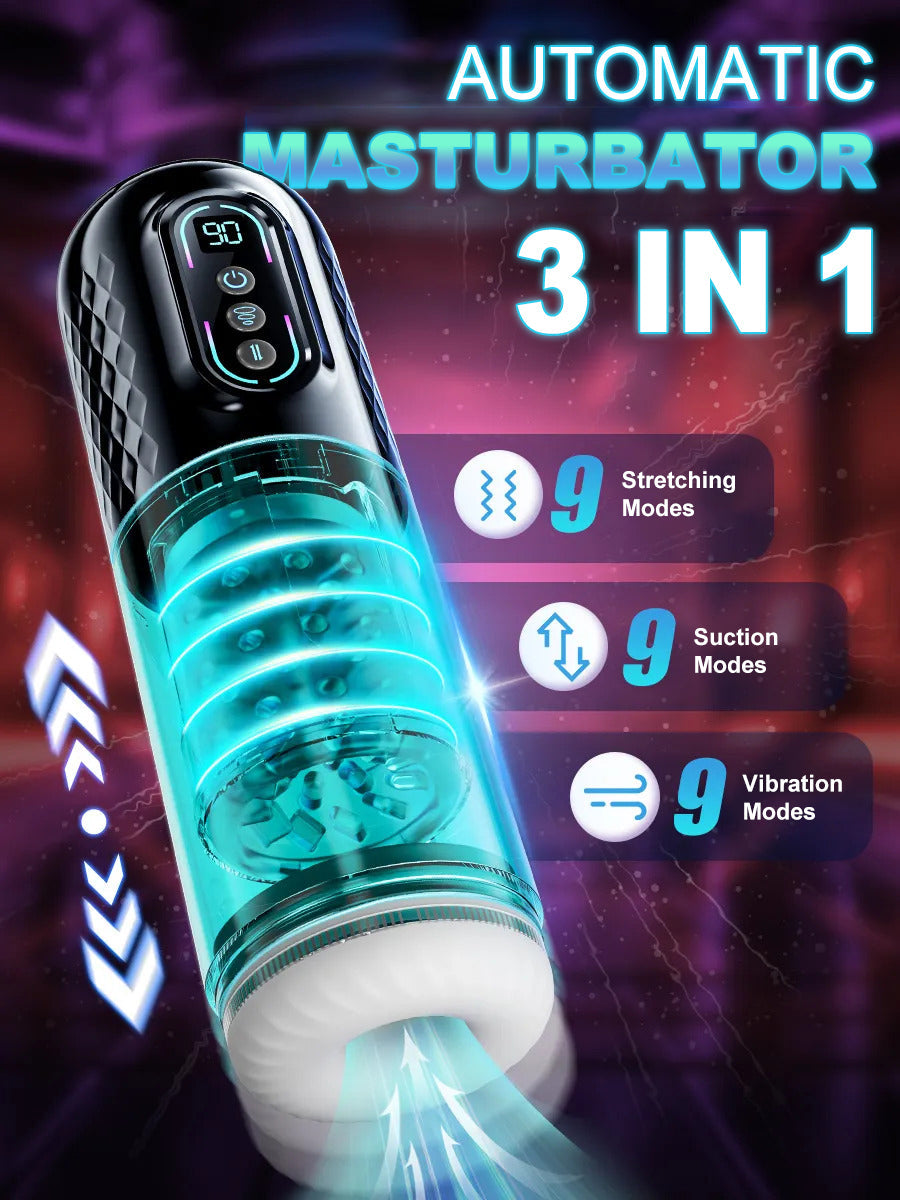 【Discreet Delivery】-Smart Suction & Stroke Device – Fully Automated for Effortless Enjoyment