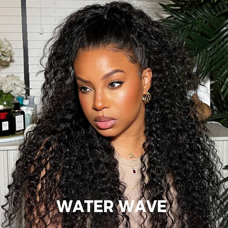 Last Day 70% OFF🔥Pre-Cut Lace Kinky Straight 360 Full Lace Frontal Glueless Wig With Invisi Drawstring Pre Plucked Human Hair Wig