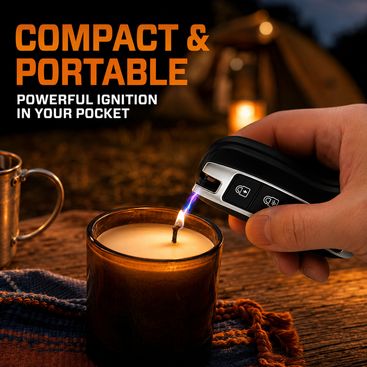 🔥 70% OFF | 2025 Rechargeable Electric Arc Lighter with LED Flashlight