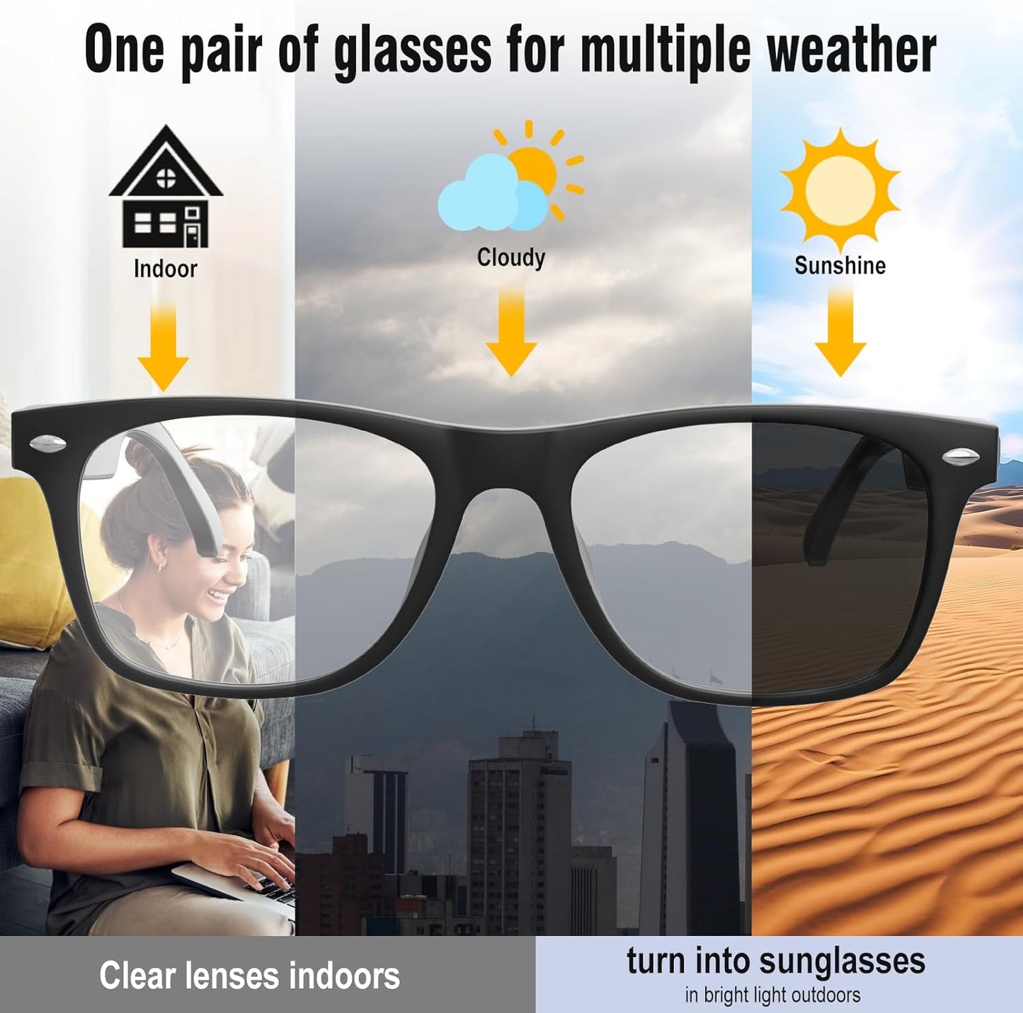 Black Friday Sparkle · Up to 70% OFF👓 AI-Powered Adaptive Glasses+Translation function
