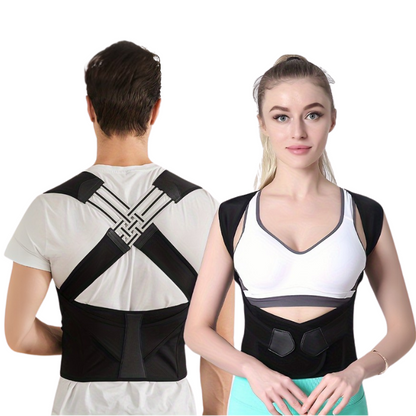 👨‍⚕️ Adjustable Back and Shoulder Posture Corrector (Unisex)