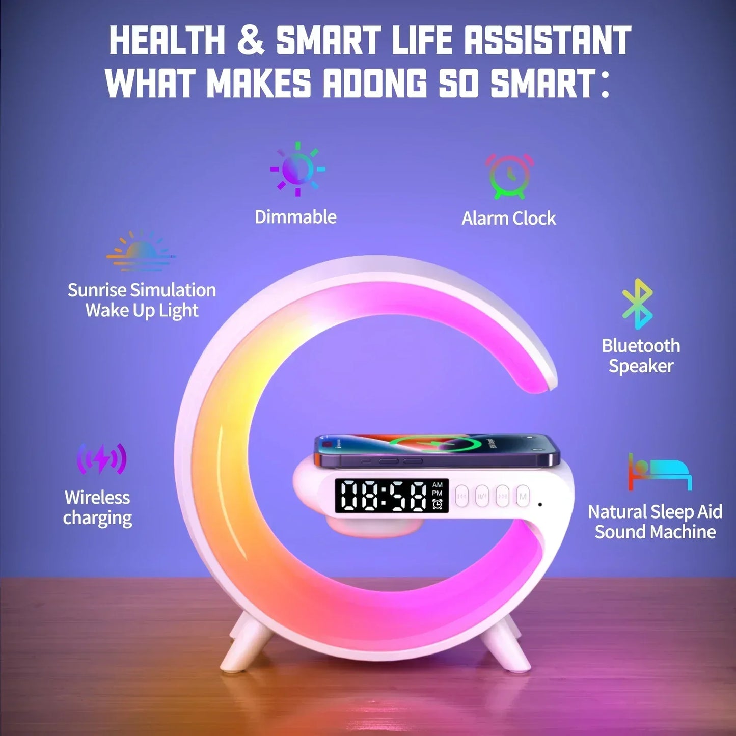 GlowCharge Clock