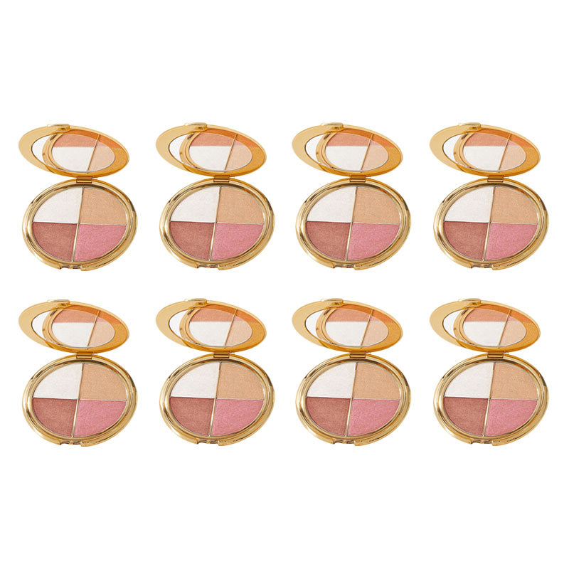 🥂Last 3 hours 60% off⏰eye & cheek palette - eyeshadow and highlighter makeup (with Detachable Brush)