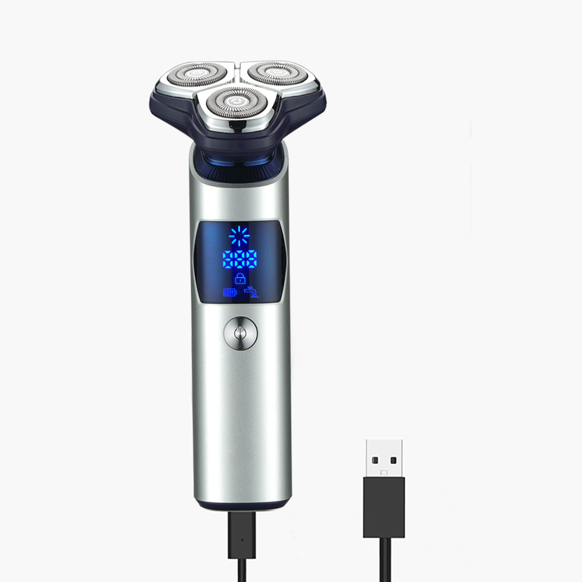 Triple-Head Electric Rotary Shaver