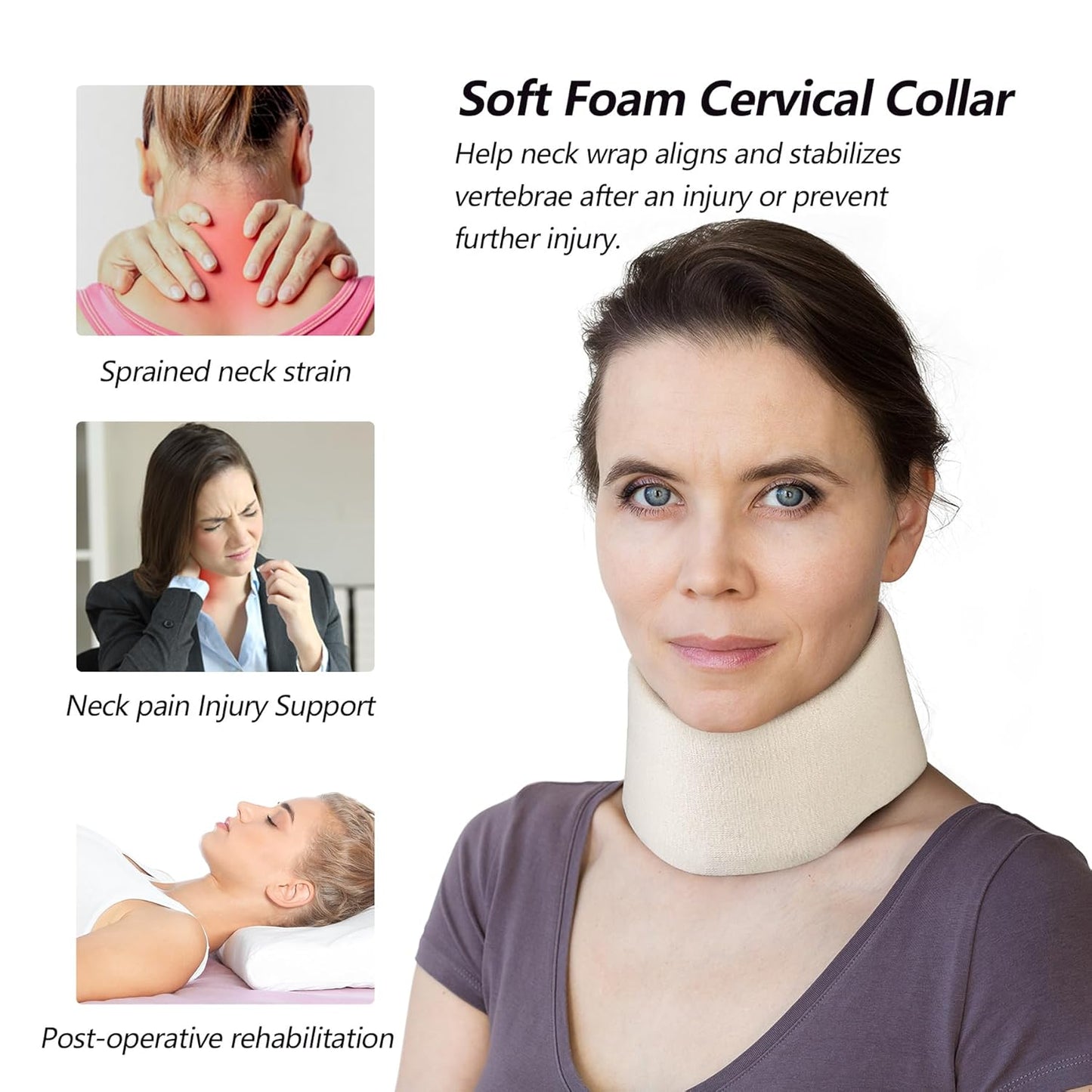 Soft Foam Cervical Neck Support Collar